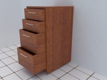 archivo de 4 gavetas melamina