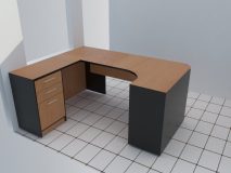 Escritorio en forma de U