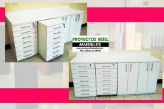 Archivo de 10 gavetas y puertas