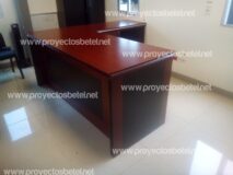 Escritorio Ejecutivo en melamina en forma de L muebles para oficina