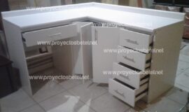 Gabinete base para laboratorio
