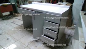 Mueble gabinete base en melamina