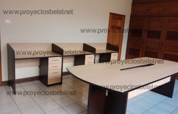 Mesa y estaciones de trabajo muebles de oficina