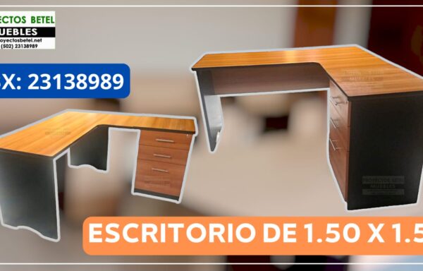 Escritorio en forma de L ejecutivo