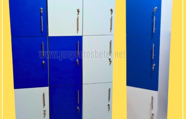 Locker de 3 puertas melamina